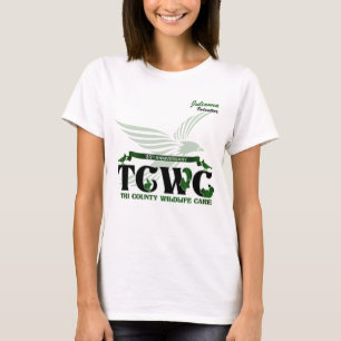 T-shirt Nom de volontaire de logo d'anniversaire de TCWC