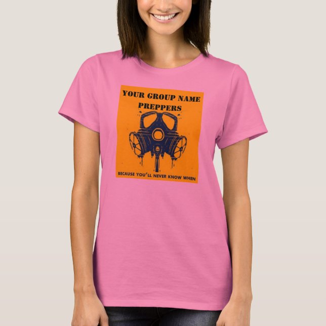 T-SHIRT NOM DE VOTRE GROUPE (Devant)