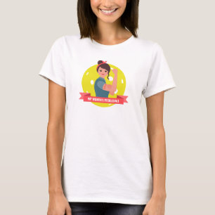 T-shirt Nom d'équipe de club de Pickleball des femmes