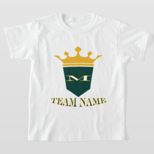 T-shirt Nom d'équipe personnalisée élégante personnalisée