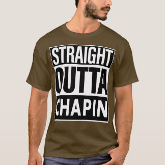 T-shirt Nom du chapitre Droit devant chapin