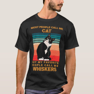 T-shirt nom du chat chat mignon chat noir mon préféré m'ap