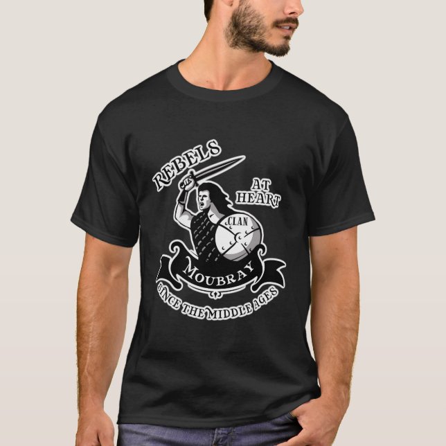 T-shirt Nom du clan Mobray Scottish Descendant (Devant)