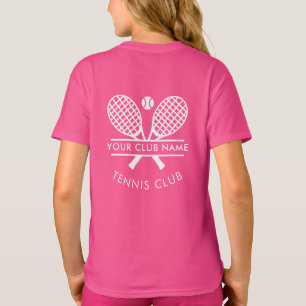 T-shirt Nom du club de tennis local Logo de l'équipe Perso