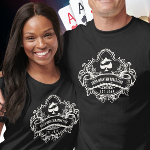 T-shirt Nom du commanditaire du tournoi de la Ligue de Pok