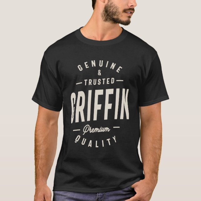 T-shirt Nom du Griffin authentique et fiable (Devant)