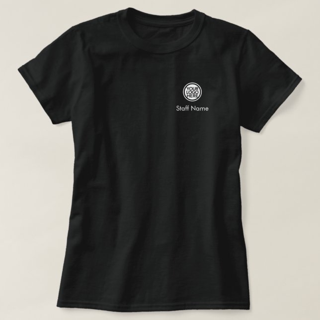 T-shirt Nom Du Personnel Votre Logo\ Entreprise Personnali (Design devant)