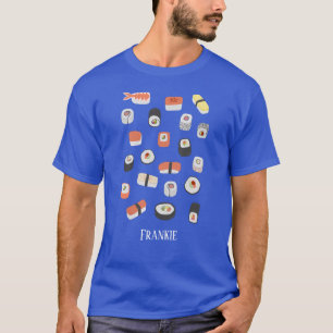 T-shirt Nom du rouleau Sushi Nigiri Sashimi Maki