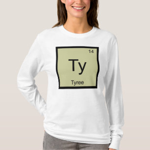 T-shirt Nom du type Élément de chimie Tableau périodique