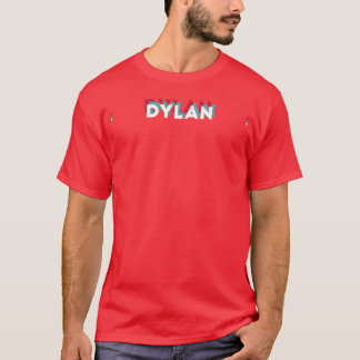 T-shirt Nom Dylan Nom Drôle Nom Dylan Thème 80
