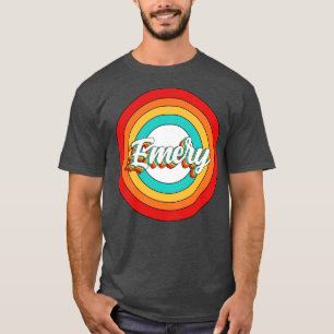 T-shirt Nom Emery Chemise Cercle Emery Vintage