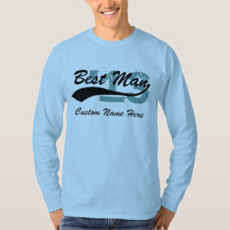 T-shirt Nom et année du meilleur homme