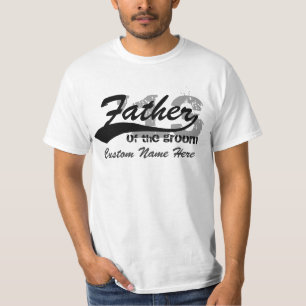 T-shirt Nom et année personnalisés Père de la chemise de c