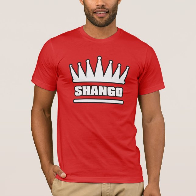 T-shirt Nom et couronne Shango 01 (Devant)