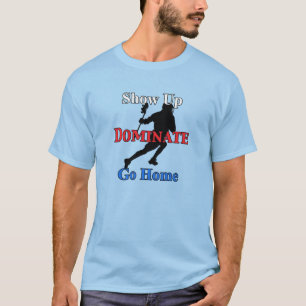 T-shirt Nom et numéro sur le dos Lacrosse Lecteur sérieux