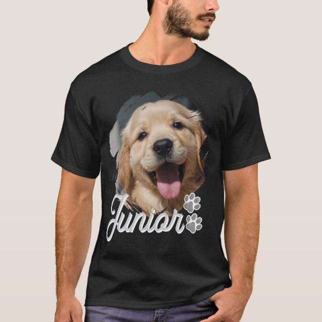 T-shirt Nom et photo de typographie moderne simple et cool (Devant)
