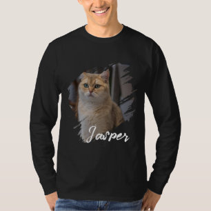 T-shirt Nom et photo personnalisés simples et modernes pou