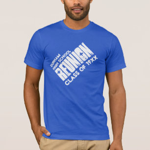 T-shirt Nom fait sur commande de la Réunion de classe de
