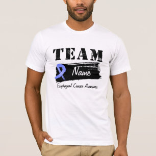 T-shirt Nom fait sur commande d'équipe - Cancer