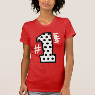 T-shirt Nom fait sur commande V10 de grand nombre de pois