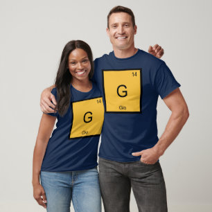 T-shirt Nom Gio Chimie Élément Tableau Périodique