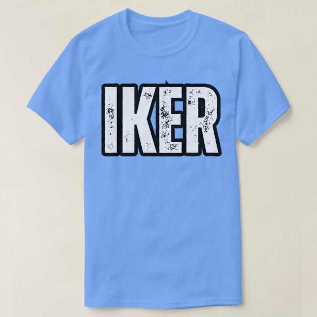 T-shirt Nom Iker Cadeau Anniversaire de vacances (Design devant)