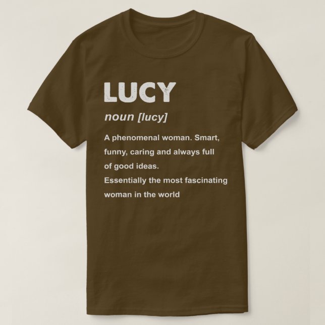 T-shirt Nom Lucy (Design devant)