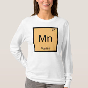 T-shirt Nom Marian Chimie Élément Tableau Périodique