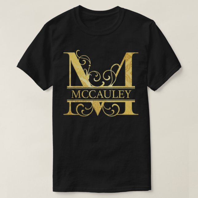 T-shirt Nom Mccauley  (Design devant)