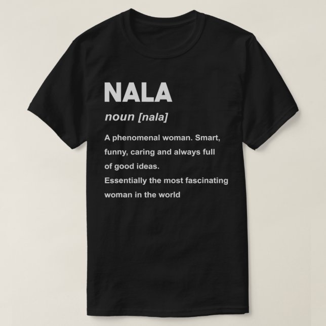 T-shirt Nom Nala  (Design devant)