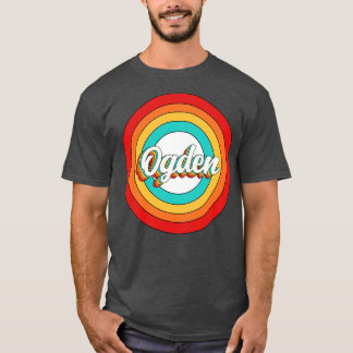 T-shirt Nom Ogden Chemise Vintage Cercle Ogden