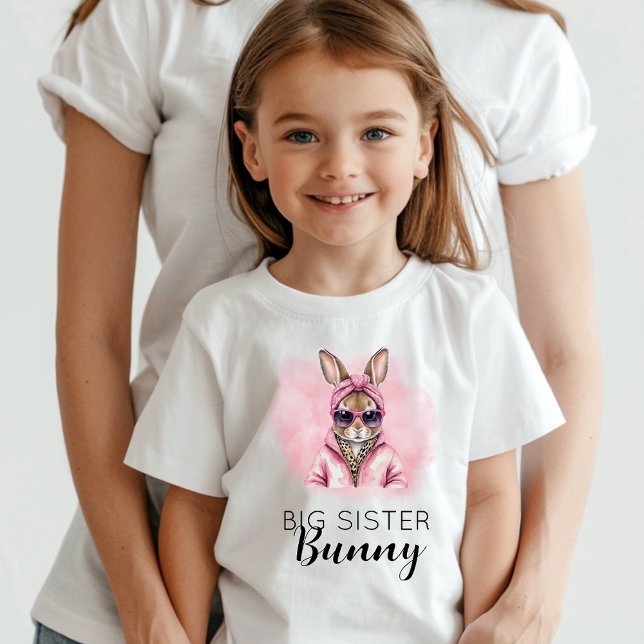 T-Shirt Nom personnalisé Big Soister Bunny Matching Family (Créateur téléchargé)