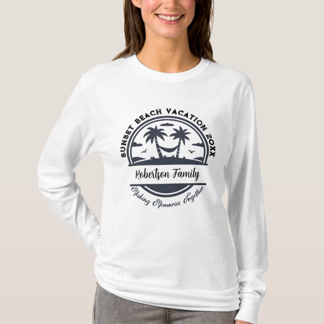 T-shirt Nom personnalisé Date Emplacement Correspondant Pl (Devant)