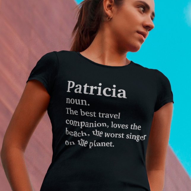 T-shirt Nom Personnalisé De L'Ami Avec Une Définition Drôl (Créateur téléchargé)