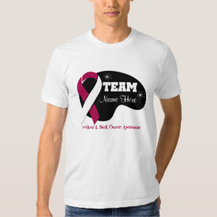 T-shirt Nom personnalisé d'équipe - Cancer de sang