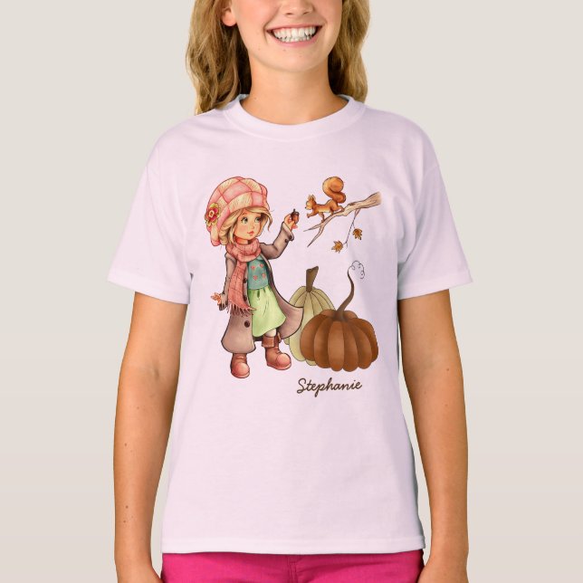 T-shirt Nom personnalisé Don Thanksgiving (Devant)