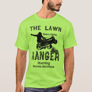 T-shirt Nom personnalisé du Ranger de pelouse
