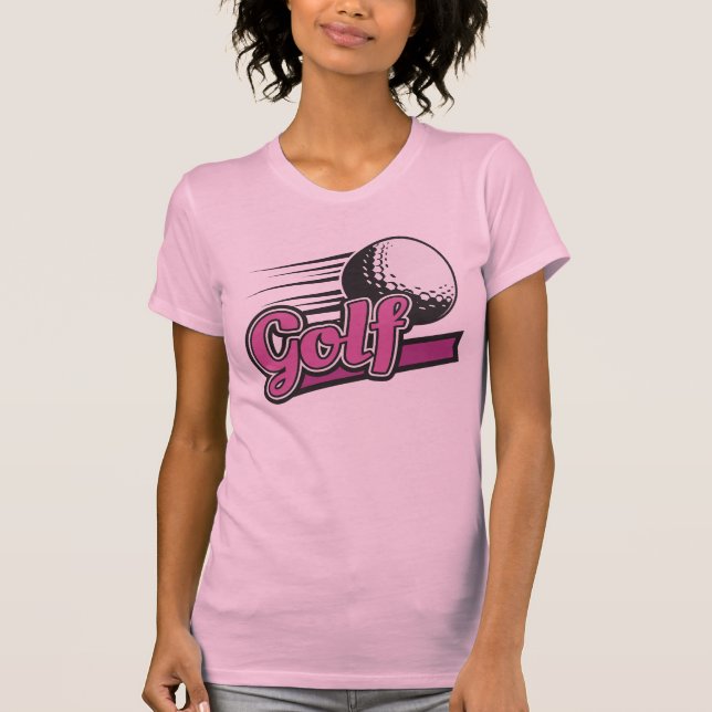 T-shirt Nom personnalisé Golf (Devant)