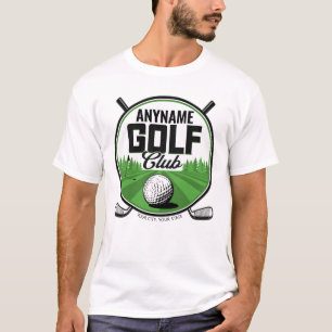 T-shirt NOM personnalisé Golfing Pro Golf Club Player
