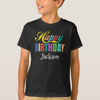 T-shirt Nom personnalisé Joyeux cadeau d'anniversaire pers