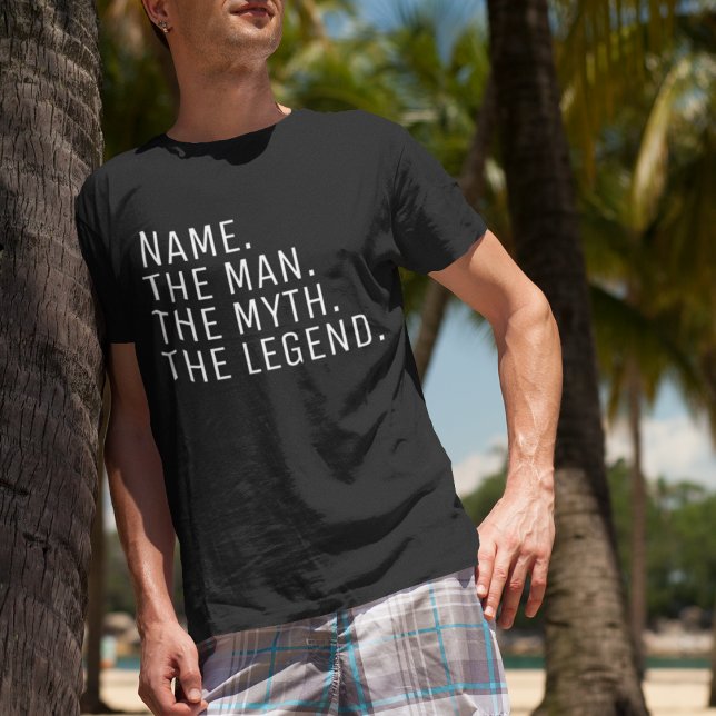 T-shirt Nom Personnalisé L'Homme Le Mythe La Légende T-Sh (Créateur téléchargé)