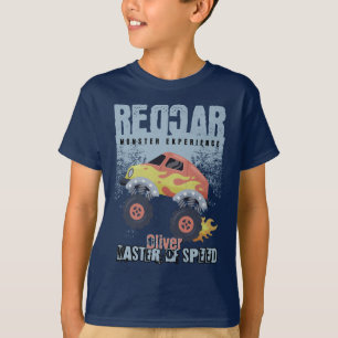 T-shirt Nom personnalisé Redcar Monster Experience Enfants