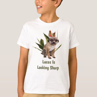 T-shirt Nom personnalisé Suricate à l'air élégant