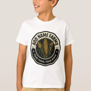 T-shirt Nom personnalisé Sweet Corn Garden Agricole