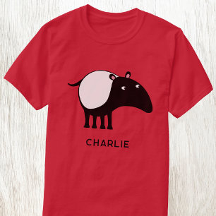 T-shirt Nom personnalisé Tapir