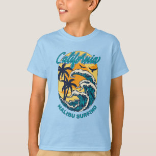 T-shirt Nom personnalisé / Texte Californie Surf