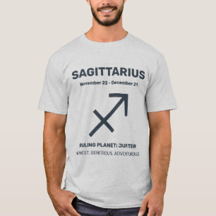T-shirt Nom personnalisé / Texte Symbole zodiaque Sagittar