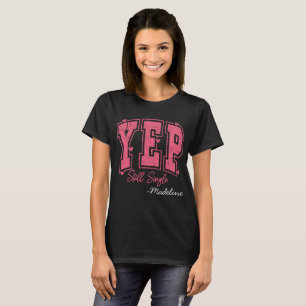 T-shirt Nom personnalisé - Yep toujours simple