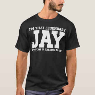 T-shirt Nom personnel Jay Drôle Jay drôle