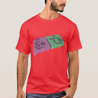 T-shirt Nom-Seth-Se-Th-Sélénium-Thorium